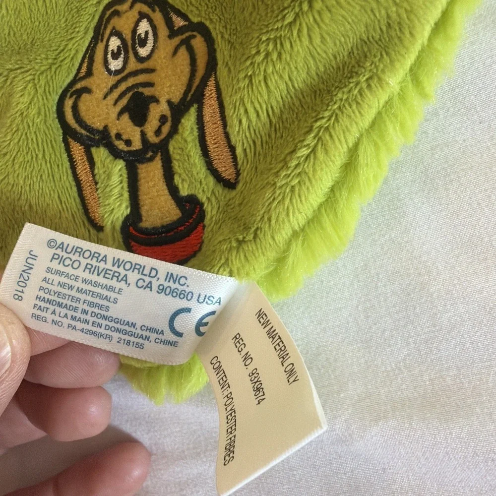 Aurora Lovey Security Blanket Dr Seuss The‎ Grinch